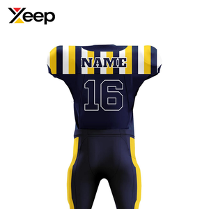 Uniforme de Fútbol Americano Personalizado XEEP Transpirable XC-AFU-35 para Hombre Adulto, Poliéster Estampado por Transferencia de Calor de Alta Calidad - Product Image 4