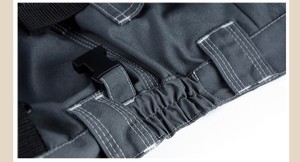Mens Black <b>Cargo</b> Workwear Pants Plus Size Multi Pocket Breathable Cotton <b>Work</b> Uniform Durable Knee Pads Customizable Colors - Product Image 2