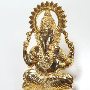 Estatua Grande de Latón del Señor |   Artesanía Metálica Moderna Hecha a Mano, Figura Artística Duradera del Dios Hindú de la Fortuna, Decoración para el Hogar o Templo - Product Image 1