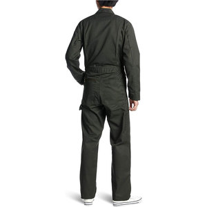 Combinaison de travail bleu marine pour homme, boutonnée, en polyester et coton, respirante, pour mécanicien, uniforme de travail - Product Image 3