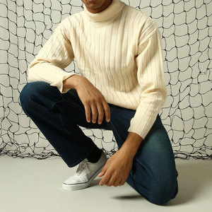 Winter Fall Men's <b>Sweaters</b> Plus Size Turtle Neck Men Clothing Pullover Ribbed Knitted <b>Turtleneck</b> <b>Sweater</b> Men Breathable - Product Image 2