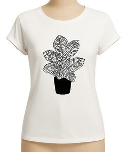 Camiseta ajustada regular personalizada de algodón 100% para mujer, ropa de verano, camisetas personalizadas de algodón para mujer - Product Image 1