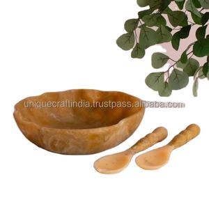 ชามเรซิ่นอีพ็อกซี่ดีไซน์ทันสมัยสำหรับใส่ผลไม้ ขนม และของตกแต่งโต๊ะ ชามเรซิ่นตกแต่งทำมืออย่างมีสไตล์สำหรับใช้ในบ้านและสำนักงาน - Product Image 1