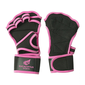 Custom Logo Gym Workout <b>Gloves</b> With Wrist Support Ventilated Design For Sports CrossFit <b>Weight</b> Lifting <b>Training</b> <b>Glove</b> - Product Image 1