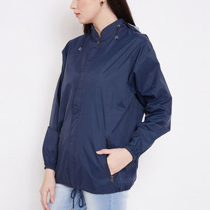Custom Outdoor Women <b>Long</b> Sleeve Windbreaker <b>Jacket</b> Winter Streetwear Style Casual Outdoor Waterproof Nylon Windbreaker <b>jacket</b> - Product Image 4