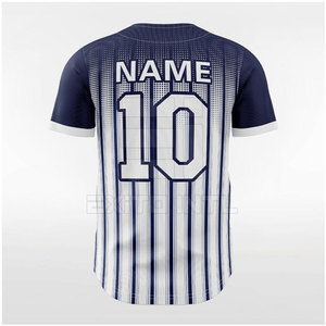 Maillot de baseball 2026 100 % polyester imprimé par transfert thermique, design personnalisé, manches courtes, respirant, tenue d'équipe - Product Image 3
