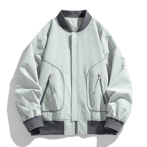 Unisex Custom Logo Hooded <b>Fleece</b> Bomber Jacket OEM ODM Private Label Wholesale Manufacturer Polyester/Cotton - Product Image 4