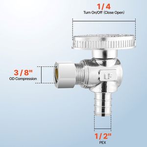 Valvola Angolare per Uso Commerciale e Domestico per Accessori di Riscaldamento e Altre Applicazioni - Product Image 6