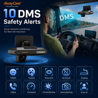 AlwayCare 4G AI Dashcam Grabadora de Video con GPS, Visualización Remota en Vivo, ADAS, DMS, Lente Dual 1080P, Intercomunicador por Voz, Plataforma en la Nube CMS
