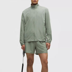 Windbreaker <b>Tracksuit</b> Polyester Lightweight Water Resistant 2 Piece Set Mesh Liner Fabric 2 in 1 Lined Anti Chafe Design Custom - Product Image 3