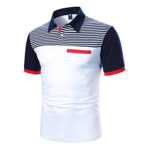 Prix de gros T-shirt pour homme, polo en coton à séchage rapide pour homme - Product Image 3