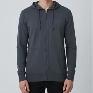 '' SOSH 4 <b>Hoodie</b> '' Cut Label Men's <b>Lightweight</b> Basic Zipper <b>Hoodie</b> - Product Image 1