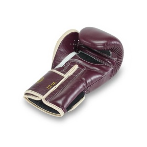 Gants de boxe Fairtex Booster en cuir de vache véritable, pour Sanda, à doigts entiers, respirants, anti-humidité, légers, avec fermeture auto-agrippante - Product Image 6