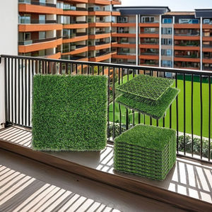 Dalles de terrasse en bois d'acacia à emboîtement, imperméables, pour terrasse extérieure - Product Image 1