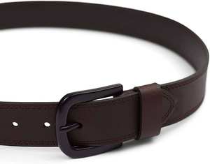 Ceinture HYPEN SPORTS en cuir de vachette véritable style vintage Oldtown, boucle à ardillon en alliage, largeur 34 mm, design durable, inspiration héritage - Product Image 3