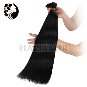 Extensiones de cabello humano Remy 100% vietnamita a granel recto Natural negro suave brillante cutícula alineada envío rápido de fábrica - Product Image 3