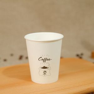 Gobelets jetables en bambou de qualité supérieure, 13 ans d'expérience en usine, échantillon gratuit, pour café et thé à emporter, écologiques, 6oz 9oz 10oz, blancs, modernes - Product Image 6