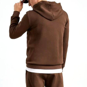 Sudadera con Capucha para Hombre, Color Azul Marino y Blanco, Invierno, Manga Larga, Cierre de Cremallera, Transpirable, Ecológica, Forro Polar de Poliéster/Nailon, Estilo Urbano - Product Image 6
