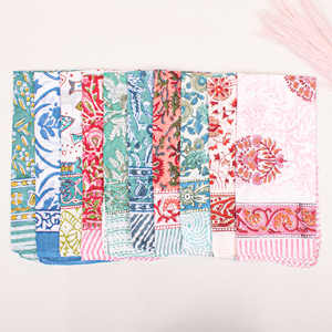 100% Cotton High Quality Paisley Custom Square Bandana Multicolor Floral Print Hair Band Neck Scarf Unisex Wristwrap Boho Style - Product Image 2
