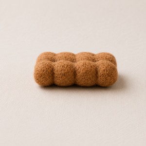 Mahaguthi <b>Craft</b> with Conscience Handmade <b>Wool</b> Felt Biscuit Pretend Play Soft Toy for 3-6 Year Olds-Unisex Educational Gift - Product Image 6