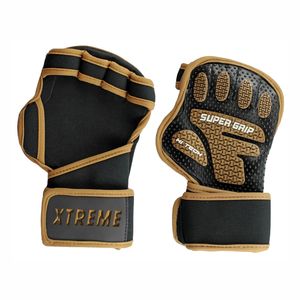 Guantes de Crossfit para Hombre, Medios Dedos, Antideslizantes, con Silicona Impresa, Soporte para Muñeca, Transpirables, Unisex, para Gimnasio - Product Image 2