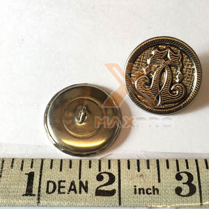 กระดุมเหล็กสำหรับเครื่องแบบพิธีการ ผลิตในปากีสถาน อุปกรณ์ตัดเย็บเสื้อผ้าและเครื่องประดับ - Product Image 5