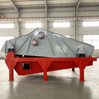 Tamis vibrant de déshydratation des résidus, machine de séparation solide-liquide haute capacité pour le traitement des minerais