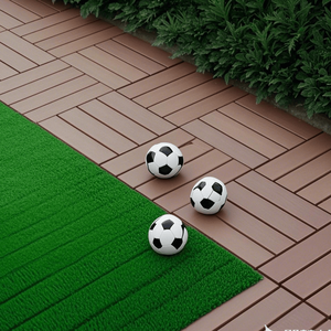 Set di 44 Piastrelle Incastrabili in Plastica 30x30 cm, Impermeabili per Patio, Adatte per Uso Interno ed Esterno - Product Image 4