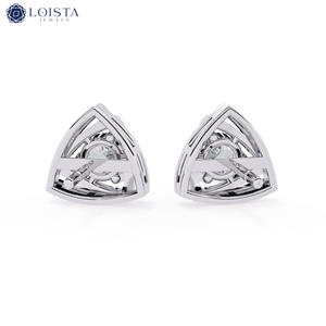 Lab Grown Diamond Round Brilient Cut Earring With IGI Certified For Women's Luxury Jewelry With Lab Created Diamonds - Product Image 4