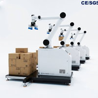 Bras de robot collaboratif à 6 axes, charge utile de 500 kg, pour la palettisation, l'empilage et le tri, compatible avec l'emballage en papier