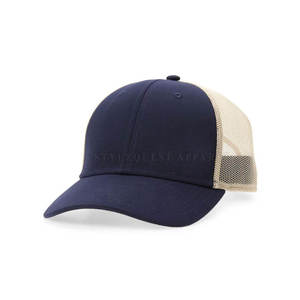 Casquette Trucker Unisexe Bleu Marine en Maille, 6 Panneaux, Ajustable, Idéale pour Adultes, Printemps-Été - Product Image 2
