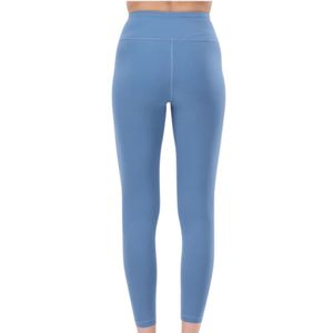 Leggings Largos de Cintura Alta Azul Marino para Mujer, Pantalones de Yoga Elásticos y Ajustados para Entrenamiento, Running, Fitness, Gimnasio y Uso Casual - Product Image 6