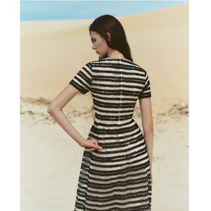 Vestidos Casuales Modernos al por Mayor, Vestido SELAVIE, Vestido Largo hasta el Suelo, Corte Ajustado, Estilo Elegante para Mujer - Product Image 1