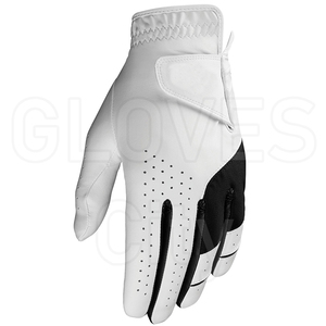 Custom Logo Cabretta Leather Golf <b>Gloves</b> Men Professional Anti-Slip Breathable Soft <b>Grip</b> OEM Bulk Supply - Product Image 3