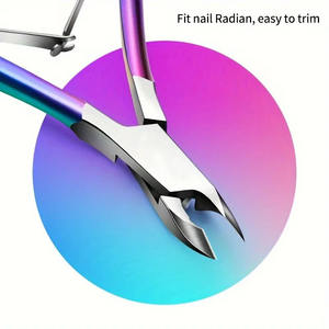 Coupe-cuticules professionnels en acier inoxydable avec double ressort, outil de manucure et pédicure pour une utilisation parfaite à domicile ou en salon de beauté - Product Image 2