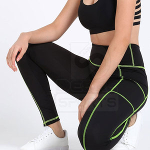 Leggings de sport pour femme, nouvelle conception personnalisée, taille mi-haute, respirants, séchage rapide, écologiques, tricotés sans couture - Product Image 3