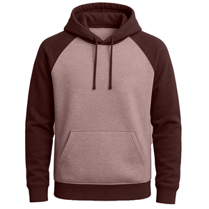 Sudadera con Capucha para Hombre, Manga Raglán, Felpa de Algodón, Color Sólido, con Bolsillo, Estilo Casual, para Otoño, Corte Regular - Product Image 2