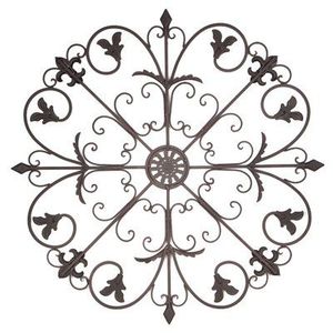 Decoración de pared de metal rústico para un interior de hogar elegante, escultura colgante de hierro para decoración de pared. - Product Image 2