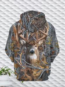 Sweat à capuche camouflage haut de gamme pour homme, idéal pour la chasse et les activités de plein air, pull chaud personnalisé - Product Image 2