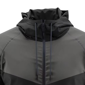 Conjunto Deportivo para Hombre 2026, con Bloques de Color, Sudadera con Capucha y Cierre de Cremallera, Pantalones Deportivos, Material de Poliéster de Secado Rápido para Otoño - Product Image 3
