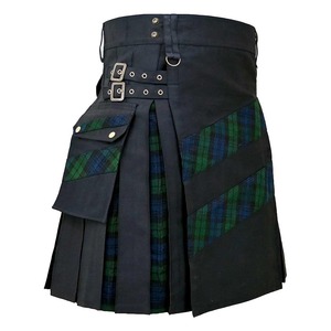 Kilt Escocés Personalizado de Alta Calidad para Hombre, Hecho a Mano, Moderno, Híbrido, con Plásticos Utilitarios, Estilo Tartán, Tipo Fagot - Product Image 3