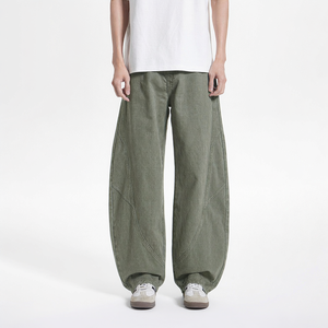 Pantalon Homme Mi-lourd en Polyester Coton avec Braguette Zippée – Décontracté et Idéal pour le Travail – Vente en Gros et Personnalisation Disponibles - Product Image 2