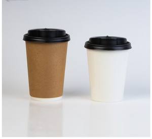 Factory <b>Cheap</b> Price 4oz 8oz 12oz 16oz Kraft <b>Paper</b> Cup with Lids Hot Drink Coffee Cups Custom Printed Single <b>Wall</b> Disposable - Product Image 6