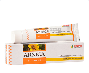 Unguento Erboristico all'<span class=keywords><strong>Arnica</strong></span> Bakson 25g |   Crema Naturale per la Cura della Pelle |   Uso Esterno |   Cura Personale - Product Image 1