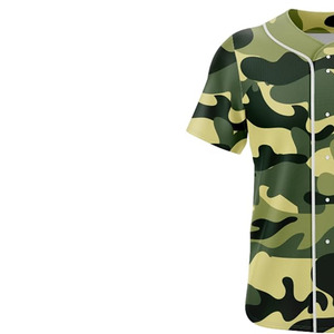 Camiseta de Béisbol Estilosa, Informal, con Botones al Frente, Personalizable, Ropa Deportiva, Venta al Por Mayor para Exportación - Product Image 6