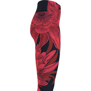 Leggings de compression d'entraînement pleine longueur pour femmes, en polyester et élasthanne, pour la course et le sport, vente en gros d'articles de sport OEM - Product Image 6