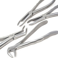 Ensemble de forceps d'extraction dentaire manuels de qualité supérieure en acier inoxydable, pinces de retrait de dents à poignée ergonomique, certifiés CE ISO13485 pour