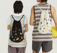 Sac à dos de randonnée en coton avec cordon de serrage pour escalade 2026, sac à chaussures, accessoires cadeaux pour l'escalade sur rocher