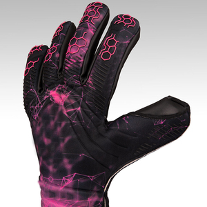 ถุงมือผู้รักษาประตูฟุตบอลแบบมืออาชีพ ดีไซน์ใหม่ ผลิตจากยางลาเท็กซ์ พร้อมอุปกรณ์ป้องกันนิ้วมือ สำหรับผู้ใหญ่ - Product Image 4