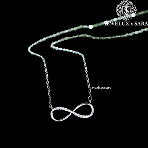 Collier en argent 925 à la mode avec diamant Moissanite pour femmes, bijoux de luxe pour anniversaire, tenue décontractée et occasions festives - Product Image 4
